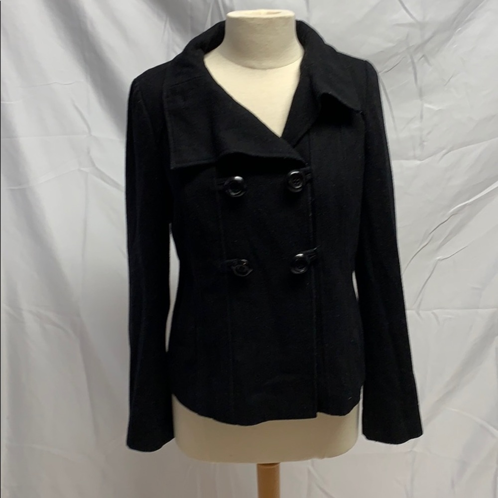 Guess Black Peacoat Size Small